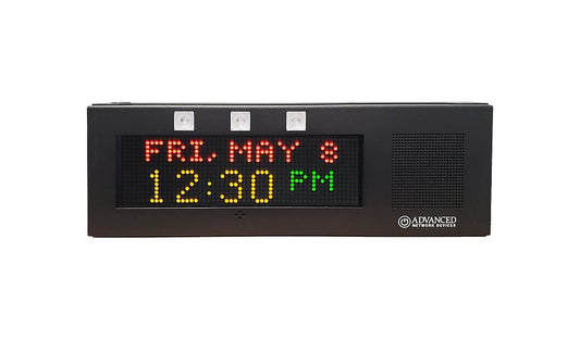 Advanced Network Devices IPCSS-RWB-MB Small IP PoE Display, Matte Black