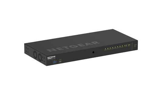 Netgear AV Line M4250-10G2F-PoE+ GSM4212P 8-Port PoE+ Switch, 2x SFP, 125W