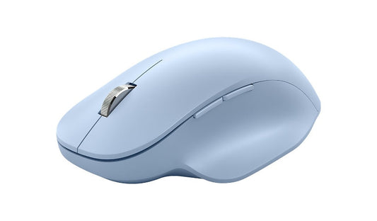 Microsoft Bluetooth Ergonomic Mouse Thumb Rest Pastel Blue 222-00049 1 Year