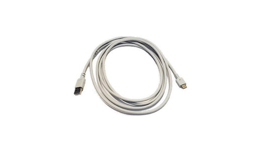 Zebra USB-C to USB-A Cable for CR6080 Cradle, White, 7 ft, CBL-CS6-S07-0B