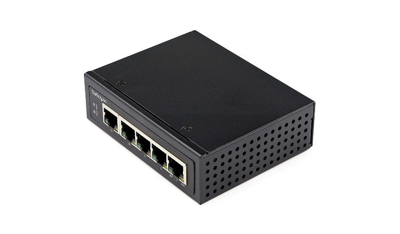 StarTech IESC1G50UP Hardened Gigabit Switch, 4 x PoE+ + 1 Port, IP30, TAA