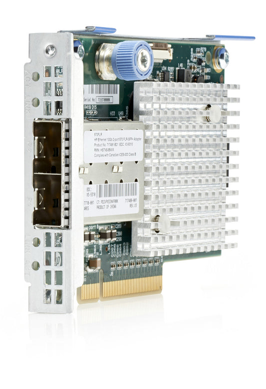 HPE FlexFabric 634026-001 554FLR-SFP+ 10Gb 2-Port PCIe 2.0 x8 Adapter G8