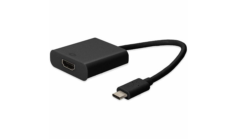 Proline USB-C 3.1 to HDMI Female Adapter Cable, 4K 30Hz, Black, 20 cm (8 in)