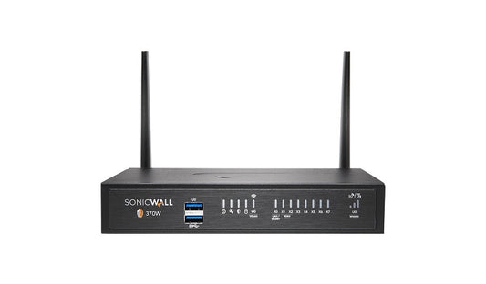 SonicWall TZ370W 02-SSC-2827 Wireless Firewall, Wi-Fi 5, 8 Ports