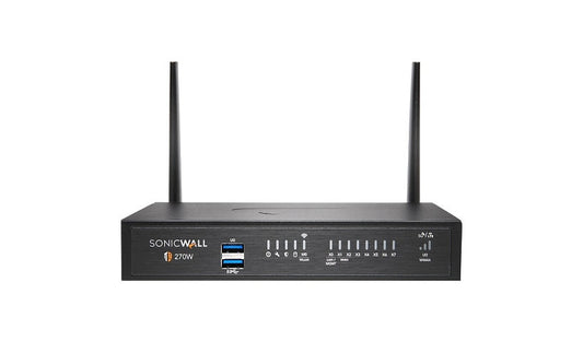 SonicWall TZ270W 02-SSC-2823 Wireless Firewall, Wi-Fi 5, 8 Ports