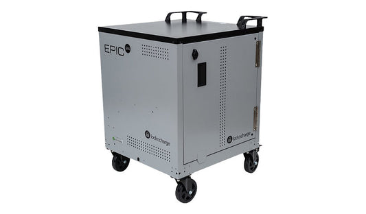 LocknCharge EPIC 24 Charging Cart, Open Shelving, LNC14-10410