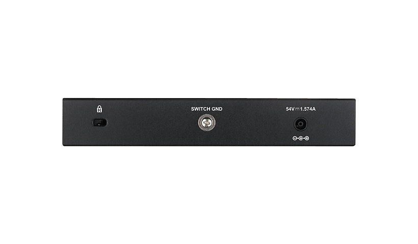 D-Link DGS-1100-08PV2 8-Port Gigabit PoE Easy Smart Switch, 64W, Fanless