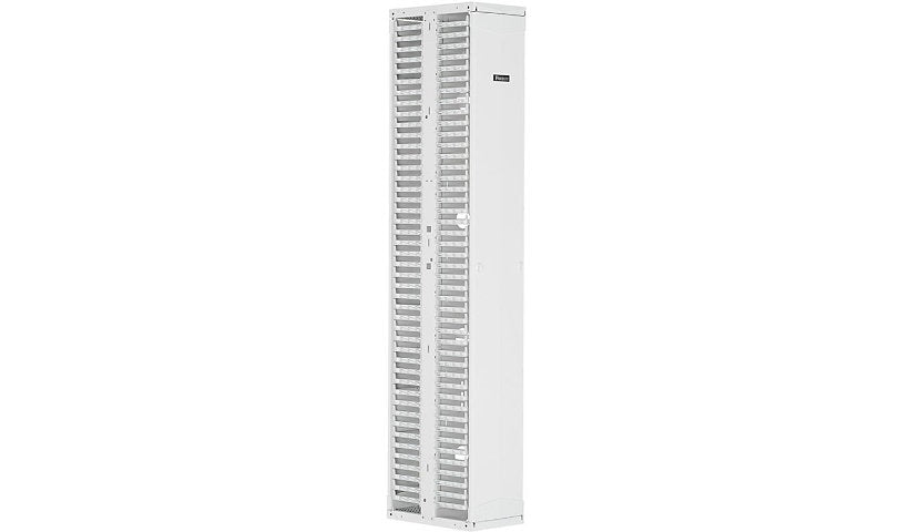 Panduit PR2VD12WH PatchRunner 2 Vertical Cable Manager 12 in Wide 45U Dual-Sided