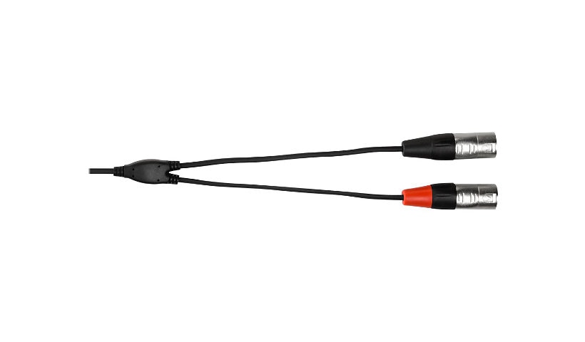Hosa HMX-003Y Pro Stereo Breakout 3 ft