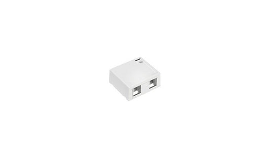 Leviton 41089-2WP QuickPort 2-Port Surface Mount Housing White