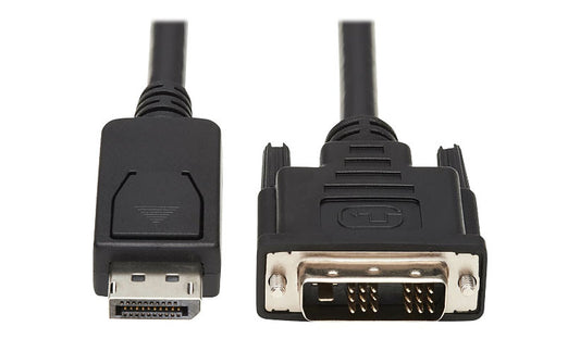 Tripp Lite Safe-IT Antibacterial DP to DVI-D Cable, 1080p 60Hz, M/M, 6 ft
