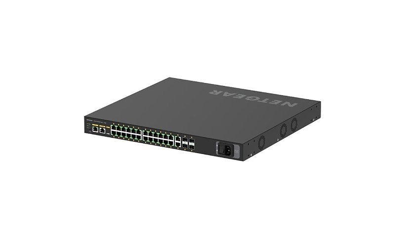 Netgear AV Line M4250-26G4F-PoE+ GSM4230P 24-Port PoE+ Switch, 4 SFP, 300W