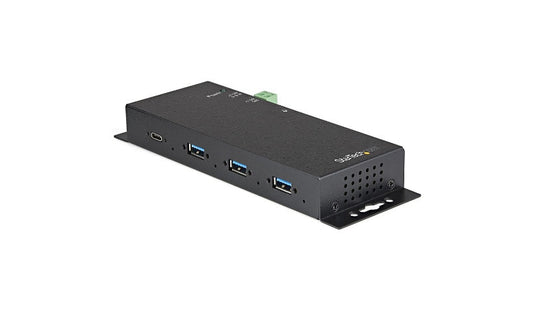 StarTech.com Industrial 4-Port USB-C Hub, 3x USB-A + 1x USB-C, 10Gbps, ESD, TAA