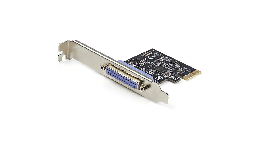 StarTech PEX1P2 1-Port Parallel DB25 PCIe Card, LPT, Low Profile Ready