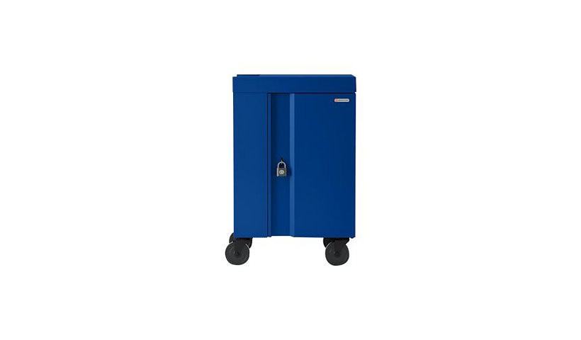 Bretford Cube Mini TVCM24 AC Cart, 24 Devices, Royal Blue, TVCM24PAC-RB