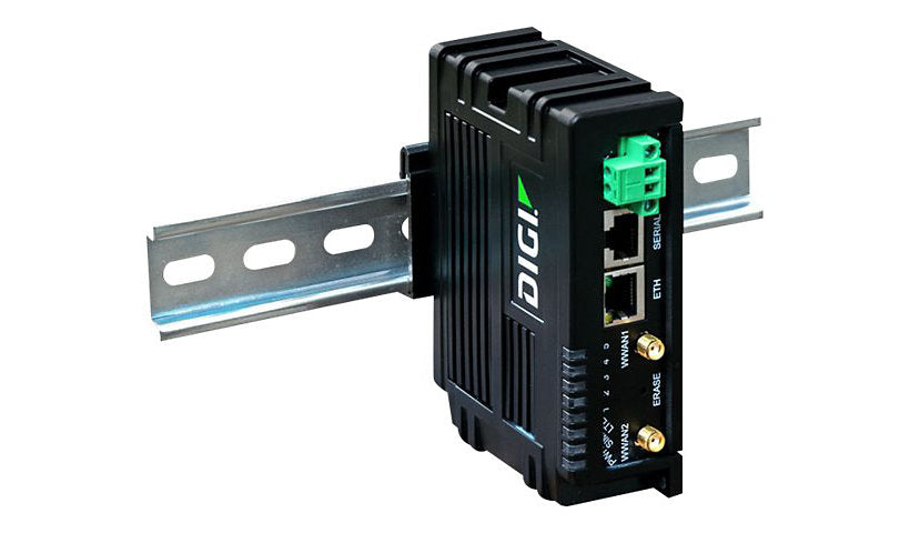 Digi IX10 Cellular Router RS-232/RS-485 Dual SIM DIN Rail IX10-00G4