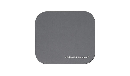 Fellowes 5934001 Mouse Pad with Microban Antimicrobial Protection Silver