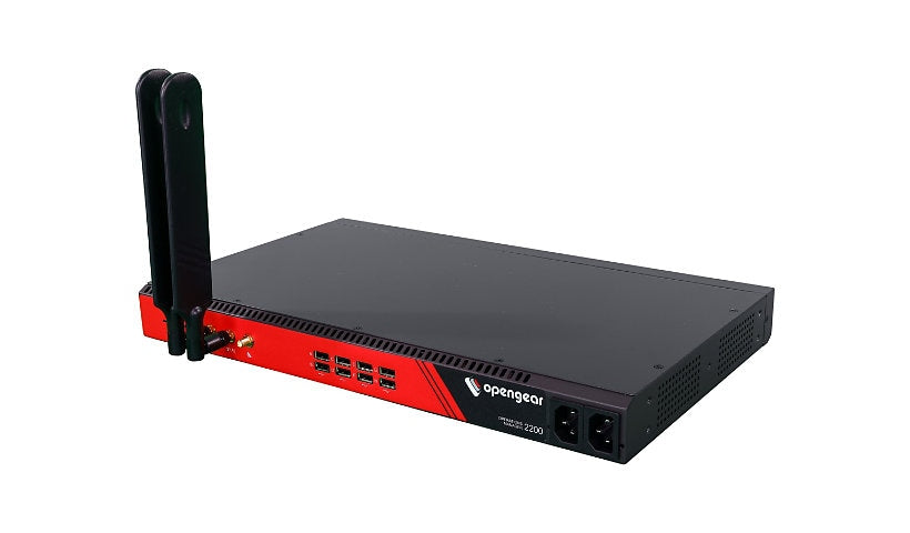Opengear OM2224-24E-L-US Operations Manager, 24 Serial, 24 Port Switch, LTE