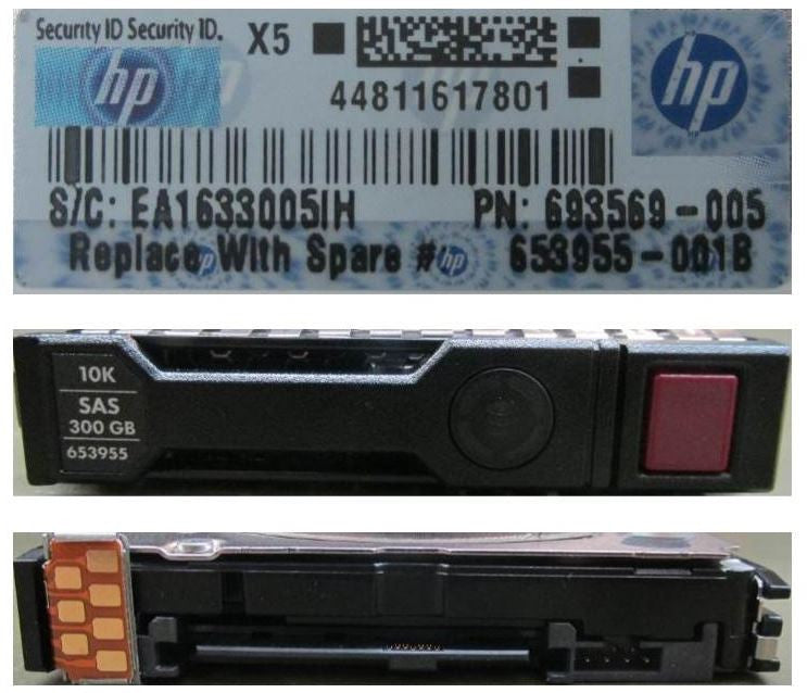 HPE EG0300FBDSP-SC 300GB SAS 6G 10K RPM 2.5in Enterprise HDD for ProLiant G8/G9