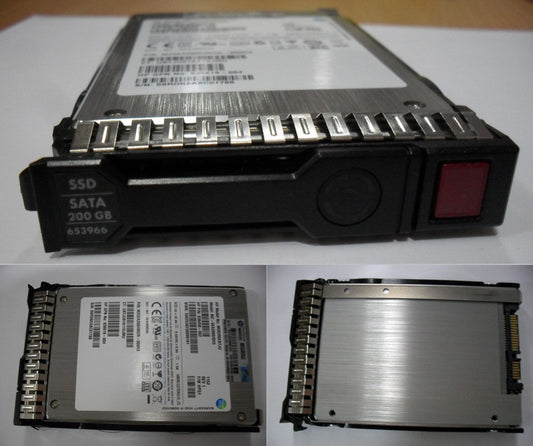 HPE MO0200EBTJU-SC 200GB 2.5in SFF 3G SATA Mainstream SSD for ProLiant Gen8 Gen9