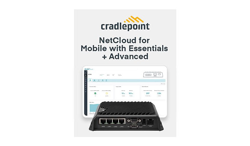 Cradlepoint R1900-5GB 5G Wi-Fi 6 Vehicle Router 5 Year NetCloud MBA5-19005GB-GA