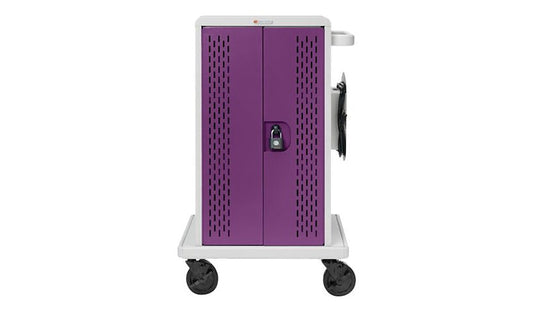 Bretford Core M Charging Cart, 36 Tablets up to 14in, Orchid, CORE36MS-ORCORC