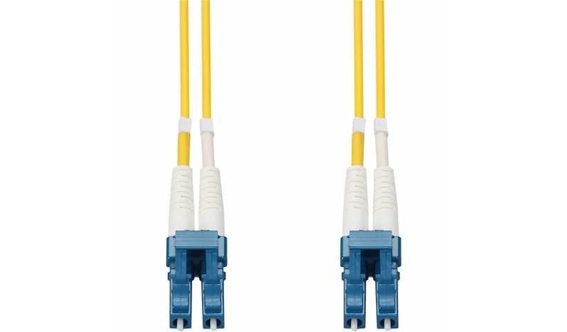 Proline PRO-LC-LC-7M5OM4-YW 7m (23ft) LC to LC OM4 Multimode Duplex Fiber Patch Cable, 50/125, OFNR Riser, Yellow