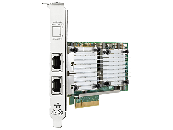 HPE 657128-001 530T 10Gb 2-Port PCIe 2.0 x8 Adapter for ProLiant/Apollo G9 G10
