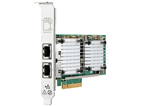 HPE 656596-B21 530T 10Gb 2-Port PCIe 2.0 x8 Adapter for ProLiant/Apollo G9 G10