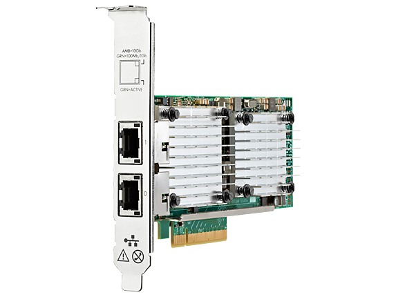 HPE 656594-001 530T 10Gb 2-Port PCIe 2.0 x8 Adapter for ProLiant/Apollo G9 G10
