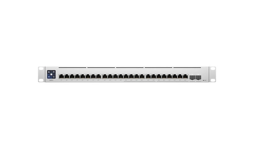 Ubiquiti UniFi USW-Enterprise-24-PoE 24-Port 2.5G PoE+ L3 Switch, 400W