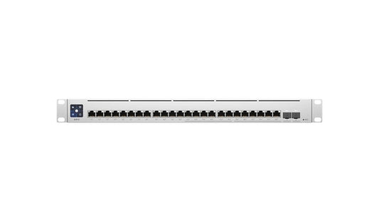 Ubiquiti UniFi USW-Enterprise-24-PoE 24-Port 2.5G PoE+ L3 Switch, 400W