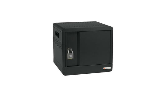 Bretford Cube Micro Station Pre-Wired USB-C, 10 Devices, Charcoal, TVS10USBC-CK