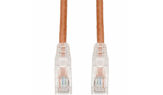 Proline PRO-7FCAT5E-OE-50PK-TAA Cat5e 50-Pack Patch Cables 7 ft Snagless Orange