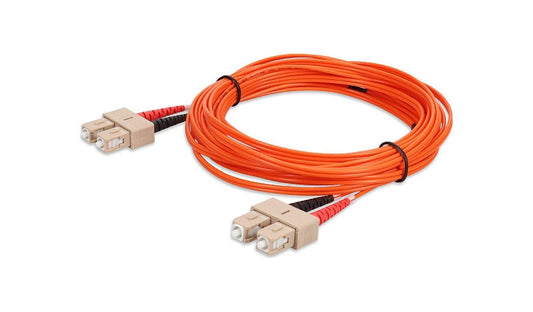 Proline PRO-SC-SC-3M6MMF-TAA 3m (9.8ft) SC to SC OM1 Multimode Duplex Fiber Patch Cable, 62.5/125, OFNR Riser, TAA, Orange