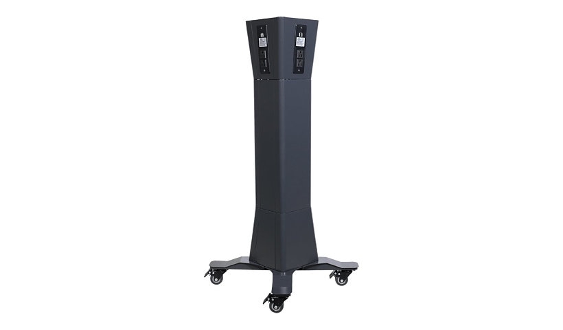 Anywhere Cart COLLABR-8 Mobile Charging Stand, 8 AC + 8 USB, AC-COLLABR-8