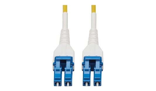 Tripp Lite (Eaton) N370-100M-AR 100m (328.1ft) LC to LC 100G OS2 Single Mode Duplex Armored Fiber Cable, 9/125, LSZH, Yellow