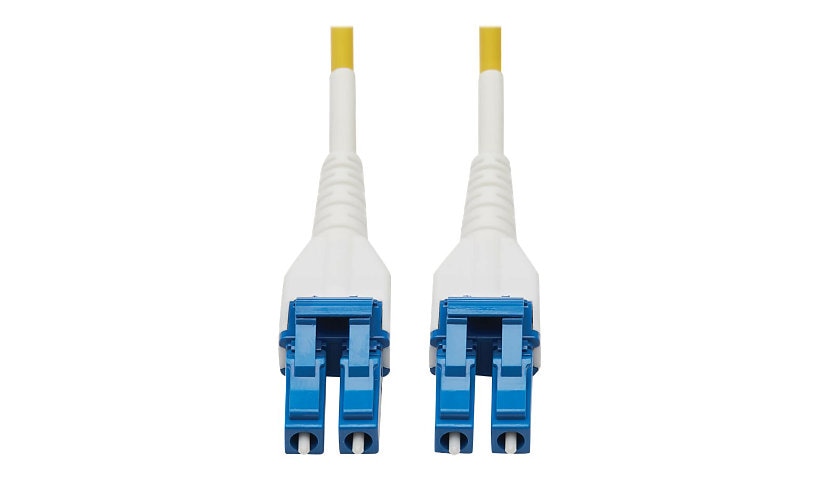 Tripp Lite (Eaton) N370-50M-AR 50m (164ft) LC to LC 100G OS2 Single Mode Duplex Armored Fiber Cable, 9/125, LSZH, Yellow
