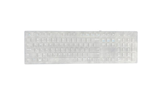 Man & Machine Cool Fitted Silicone Keyboard Cover for Dell KM636, DRAPE/KM636