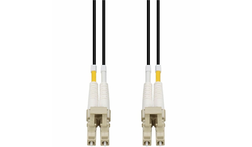 Proline PRO-LC-LC-2M5OM4-BK 2m (6.6ft) LC to LC OM4 Multimode Duplex Fiber Patch Cable, 50/125, OFNR Riser, Black