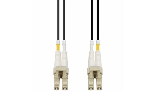 Proline PRO-LC-LC-2M5OM4-BK 2m (6.6ft) LC to LC OM4 Multimode Duplex Fiber Patch Cable, 50/125, OFNR Riser, Black