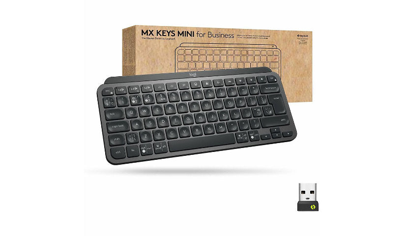 Logitech MX Keys Mini for Business Compact Logi Bolt Graphite 920-010594 2 Year