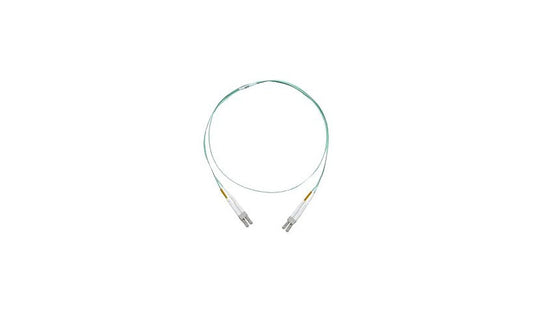 SYSTIMAX LazrSPEED 550 FEXLCLC42-MXM001 1m (3.3ft) LC to LC OM4 Multimode Duplex Fiber Patch Cord, 50/125, Riser, Aqua