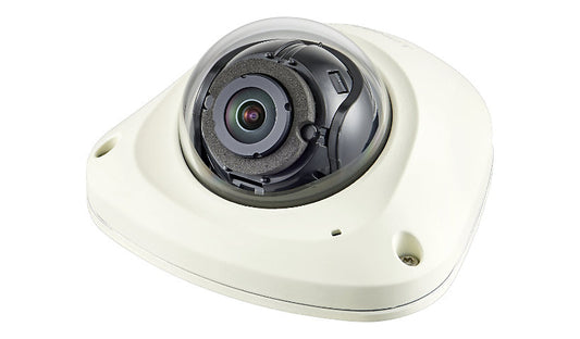 Hanwha Wisenet X XNV-6012 2MP Outdoor Vandal Dome 2.4mm 135 Degree Mic Ivory