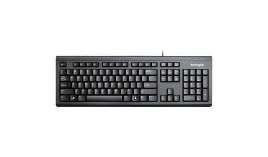 Kensington K64370A Keyboard for Life Spill Safe 104 Key USB 3 Year
