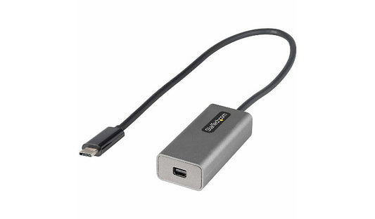 StarTech.com USB-C to Mini DisplayPort Adapter, 4K 60Hz, 12 in Cable