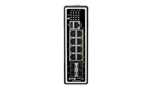 Tripp Lite NGI-M08C4POE8-2 8-Port Industrial PoE+ Managed Switch, 4x SFP, 240W