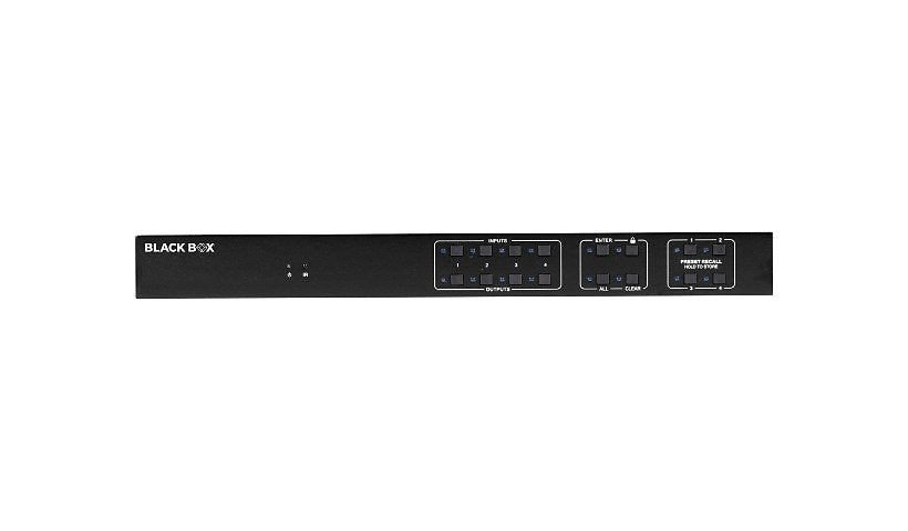 Black Box AVS-HDMI2-4X4-R2 4K 4x4 HDMI 2.0 Matrix Switcher