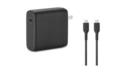 Kensington 100W USB-C GaN Power Adapter 6 ft Cable K33821NA 2 Year