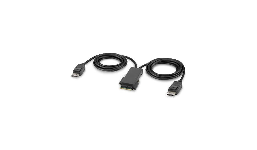 Belkin Secure Modular DisplayPort Dual-Head KVM Console Cable, 4K, TAA, 6 ft